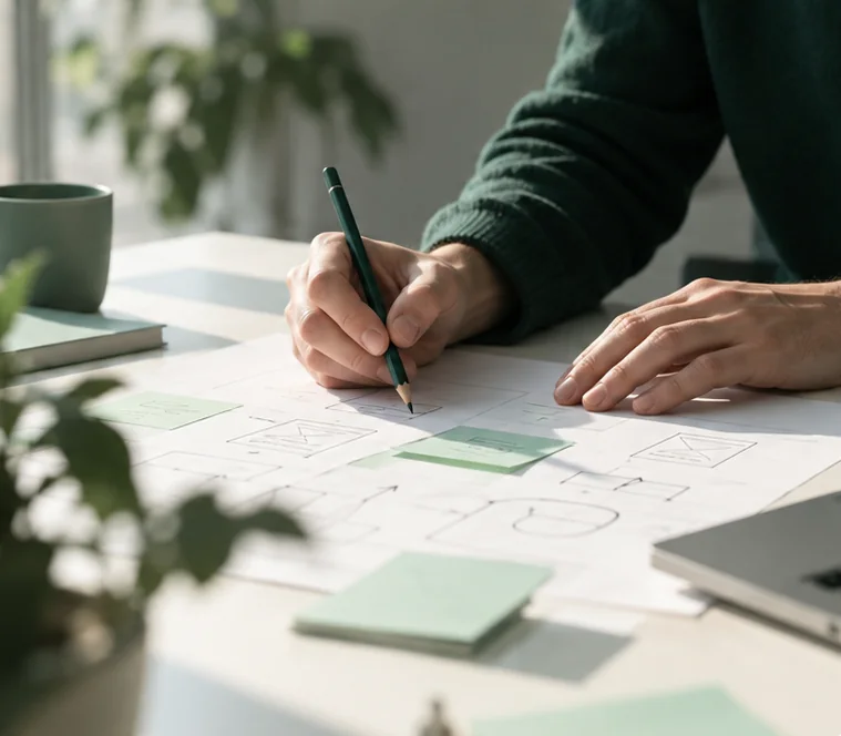Conceptual image of work and business